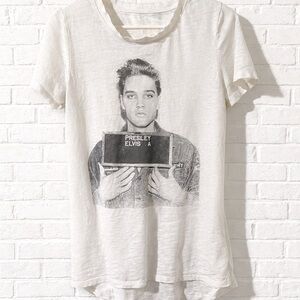 Target White Elvis Graphic Tee